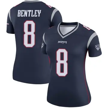 Women's Nike New England Patriots Ja'Whaun Bentley Navy Jersey - Legend