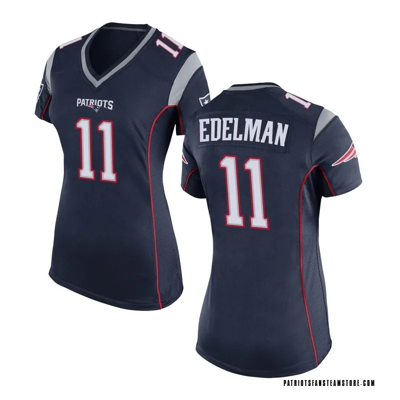 Women s Nike New England Patriots Julian Edelman Navy Blue Team