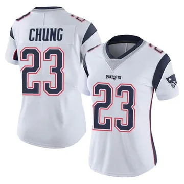 Nike New England Patriots No35 Kyle Dugger White Youth Stitched NFL 100th Season Vapor Untouchable Limited Jersey