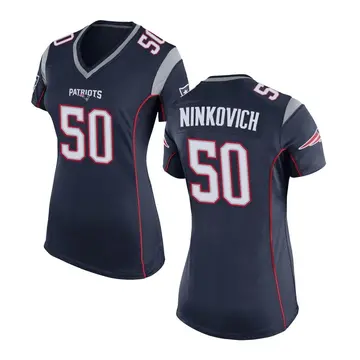 Women's Nike New England Patriots Rob Ninkovich Navy Blue Team Color Jersey - Game