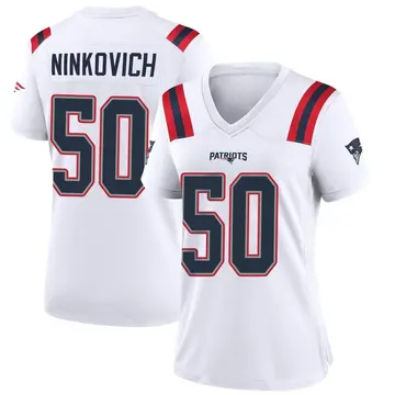 Women's Nike New England Patriots Rob Ninkovich White Jersey - Game