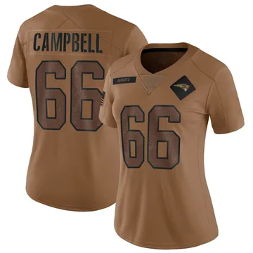 Women's Nike New England Patriots Will Campbell Brown 2023 Salute To Service Jersey - Limited