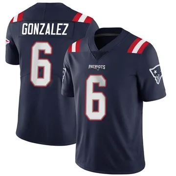 Nike New England Patriots No53 Josh Uche Navy Blue Team Color Men's Stitched NFL Vapor Untouchable Elite Jersey