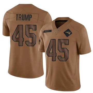 Nike New England Patriots No45 Donald Trump White Super Bowl LIII Bound Men's Stitched NFL Vapor Untouchable Limited Jersey