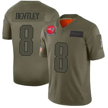 Youth Nike New England Patriots Ja'Whaun Bentley Camo 2019 Salute to Service Jersey - Limited