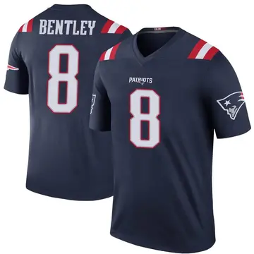 Youth Nike New England Patriots Ja'Whaun Bentley Navy Color Rush Jersey - Legend