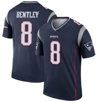 Youth Nike New England Patriots Ja'Whaun Bentley Navy Jersey - Legend
