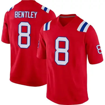 Youth Nike New England Patriots Ja'Whaun Bentley Red Alternate Jersey - Game