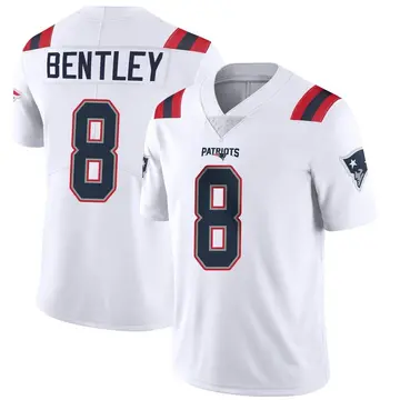 Youth Nike New England Patriots Ja'Whaun Bentley White Vapor Untouchable Jersey - Limited