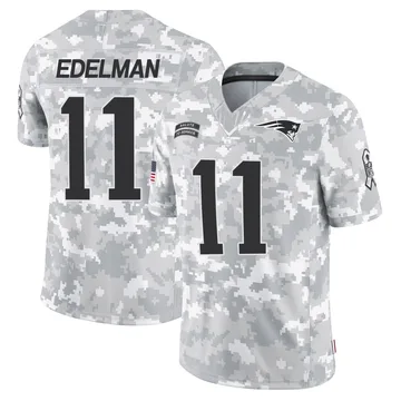 Youth Nike New England Patriots Julian Edelman Arctic Camo 2024 Salute to Service Jersey - Limited