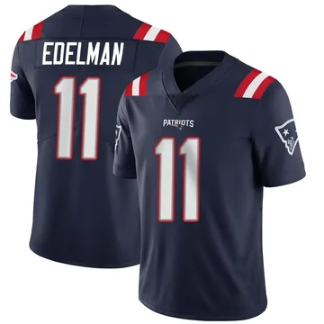 Youth Nike New England Patriots Julian Edelman Navy Team Color Vapor Untouchable Jersey - Limited