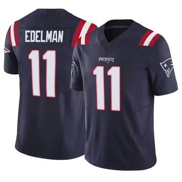Youth Nike New England Patriots Julian Edelman Navy Vapor F.U.S.E. Jersey - Limited