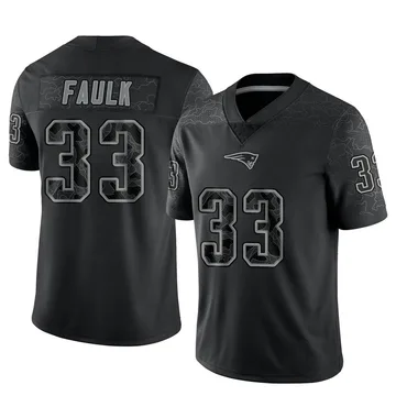 Nike New England Patriots No33 Kevin Faulk Navy Blue/Grey Men's Stitched NFL Elite Fadeaway Fashion Jersey