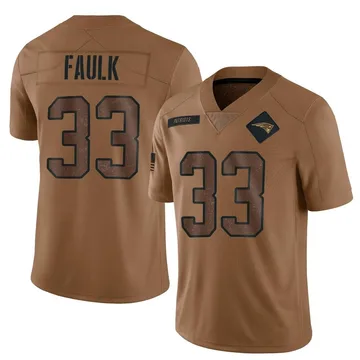 Nike New England Patriots No33 Kevin Faulk Navy Blue Team Color Super Bowl LIII Bound Men's Stitched NFL Vapor Untouchable Limited Jersey