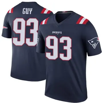 Youth Nike New England Patriots Lawrence Guy Navy Color Rush Jersey - Legend