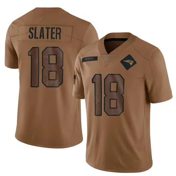 Nike New England Patriots No18 Matt Slater Green Men's Stitched NFL Limited Salute To Service Tank Top Jersey